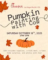 Pumpkin Painting with Cow!