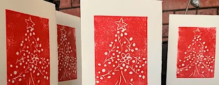 Printmaking: Lino Christmas Cards
