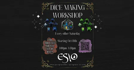 Dice Making Workshop