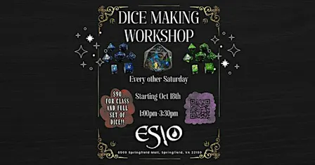 Dice Making Workshop