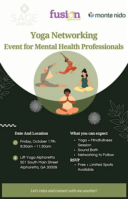 Rest and Reset: Yoga Networking for Mental Health Professionals