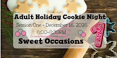 Adult Holiday Cookie Night- Session 1