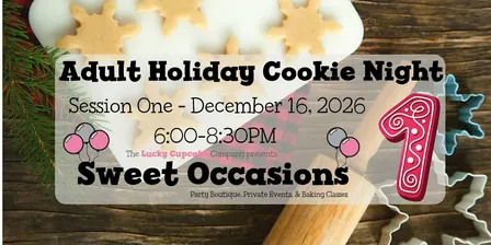 Adult Holiday Cookie Night- Session 1