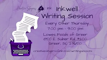 In Person Writing Session - Sept 24th