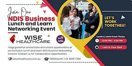 Altona North Vic 3025 - NDIS Lunch & Learn: Collaborate, Co