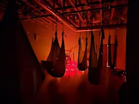 Harvest Full Moon Silk Aerial Sound Bath Experience by Reiki Master Denise