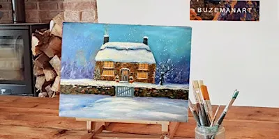 Painting class ‘The Holiday Cottage’@ The Twisted Knot, #Doncaster