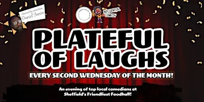 Plateful Of Laughs - Weds 14th October - £5 ticket inc. FREE DRINK!