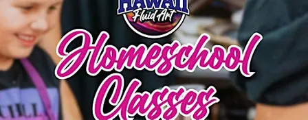 ️ Homeschool Art Hour at Hawaii Fluid Art – Johns Creek