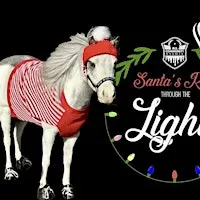 Volunteer with Mane in Heaven at Santa’s Run through the Lights