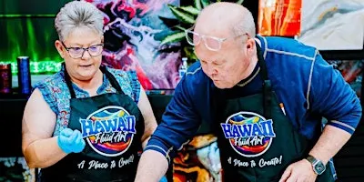 Golden Hour: Seniors Art Social at Hawaii Fluid Art – Johns Creek