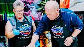 Golden Hour: Seniors Art Social at Hawaii Fluid Art – Johns Creek