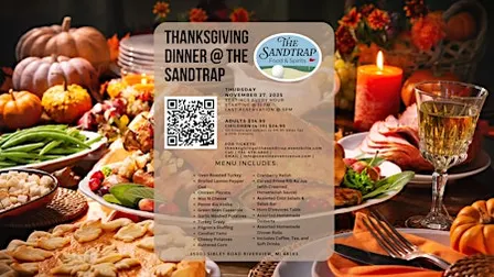 Thanksgiving Dinner @ The Sandtrap