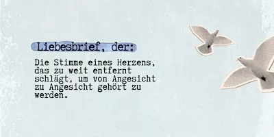 Die Lange Nacht der Liebesbriefe | DAS KALEIDOSKOP DER LIEBE