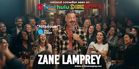 Comedian ZANE LAMPREY in Alameda, CA