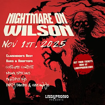 Clarendon Halloween Bar Crawl - Nightmare on Wilson