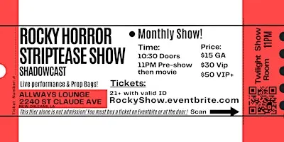 Rocky Horror Striptease Show