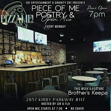 Piece of Me: Poetry & Open Mic Night