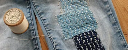 Sweet Stitches: Sashiko Mending with Natural Dyes