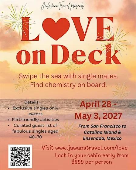 Love on Deck -A Singles Cruise for Connection, Chemistry & Coastal Magic