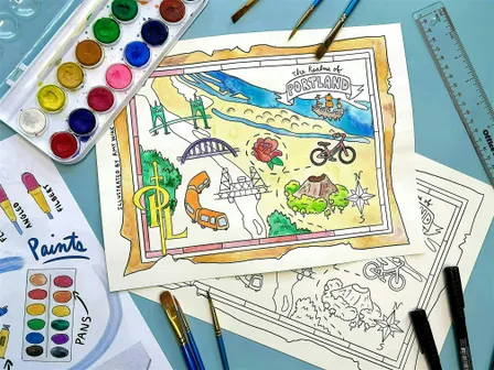 Watercolor Worlds: Intro to Watercolor at The Paladins League
