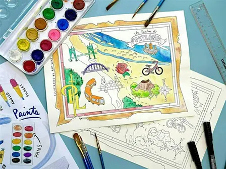 Watercolor Worlds: Intro to Watercolor at The Paladins League
