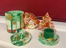 The Jesmonite Christmas Décor Workshop by Objectify Barton-upon-Humber
