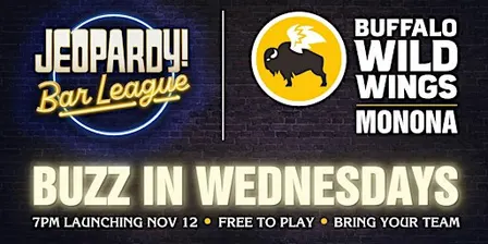 Jeopardy! Bar League is coming to Buffalo Wild Wings Monona