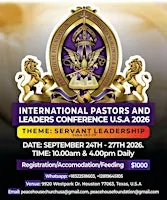 International Pastors and Leadership Conference U.S.A, 2026