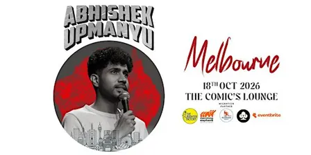 Abhishek Upmanyu Live Melbourne