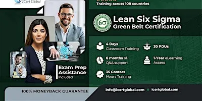 Lean Six Sigma Green Belt In-Person Training in Jacksonville, FL