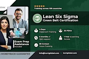Lean Six Sigma Green Belt In-Person Training in Chattanooga, TN