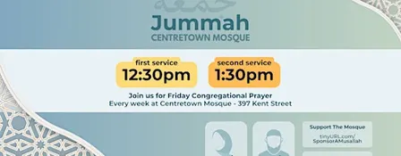 Jummah (Friday Prayer) at Centretown Mosque