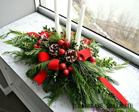 Christmas Table Arrangement - 12/10
