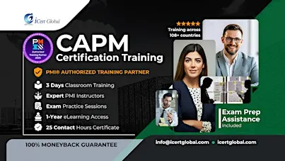 CAPM Certification In-Person Training in Des Moines, IA