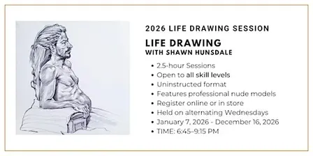 2026 Drawing Session: Life Drawing with Shawn Hunsdale