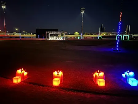 Major League Drone Racing Grand Prix At Goodyear Ballpark.