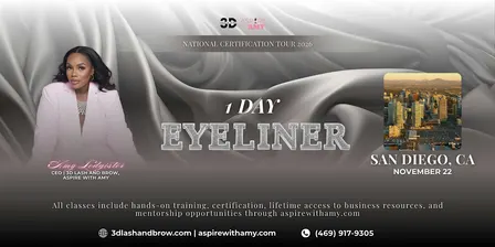 EYELINER CERTIFICATION – SAN DIEGO, CA (NOV 22, 2026)