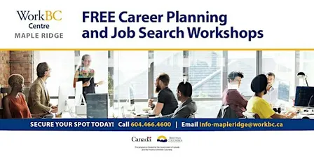 FREE September Job Search & Education/Training Workshops (in-person)