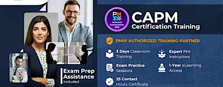 CAPM Certification Weekend Classroom Training in  El Paso, TX