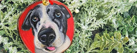 Paint Your Pet Holiday Ornament Class