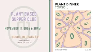 The Garlic Dinner - Topsoil Plant Based Supper Club