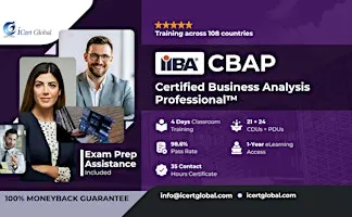 Business Analyst (CBAP) Classroom Training in New Benicia, CA