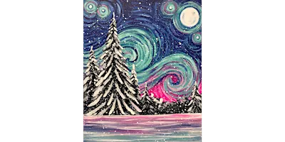 Starry Night in Winter - Paint and Sip in Tyler | Classpop!™
