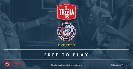 Weekly Live Trivia Nights at the Angry Elephant