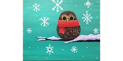 Winter Snowy Owl  - Paint and Sip in Sacramento | Classpop!™