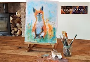 ‘Smiley mr Fox ‘ Painting Workshop @ Chirpy, Chapel Allerton - Leeds
