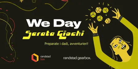 Randstad Gearbox | We Day: serata giochi da tavolo