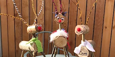 Make a Festive Wooden Reindeer at Kingfisher Barn