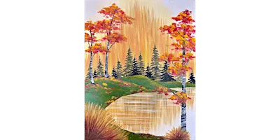 Shimmering Autumn - Paint and Sip in Chicago | Classpop!™